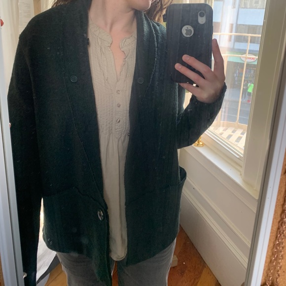 Urban Tribe Green Wool Jacket Size Large - Picture 4 of 10